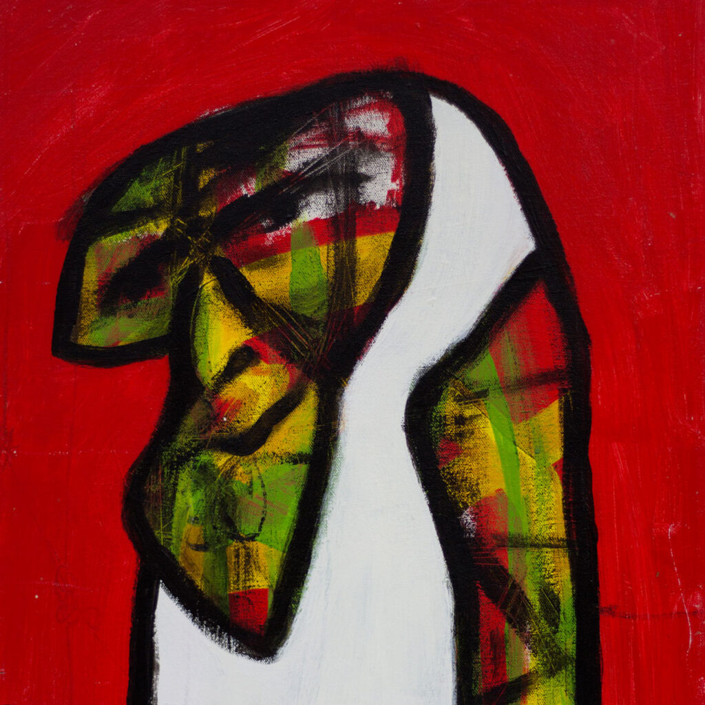 Le vieux sage vertueux | Peinture contemporaine – Sylvain Paré